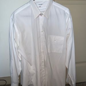 White Giorgio Armani button down shirt, NEVER WORN